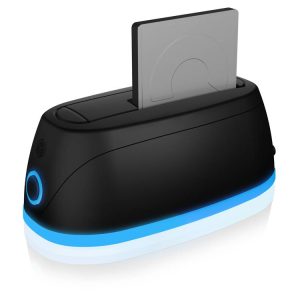 ICY BOX IB-1124L-C3, 1 bay SATA III SSD/HDD DockingStation, USB 3.2 Gen 1 Type-C®/-A USB-C 3.2 Gen 1 SATA III Harde schi ICY BOX IB-1124L-C3, 1 bay SATA III SSD/HDD DockingStation, USB 3.2 Gen 1 Type-C®/-A USB-C 3.2 Gen 1 SATA III Harde schi
