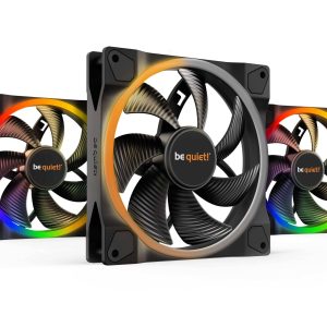 BeQuiet Light Wings PC-ventilator Zwart Incl. LED-verlichting BeQuiet Light Wings PC-ventilator Zwart Incl. LED-verlichting