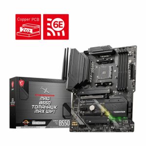 MSI MAG B550 TOMAHAWK MAX WIFI Moederbord Socket AMD AM4 Vormfactor ATX Moederbord chipset AMD® B550
