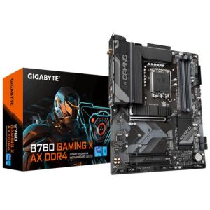 Gigabyte B760 GAMING X AX DDR4 Moederbord Socket Intel LGA 1700 Vormfactor ATX Moederbord chipset Intel® B760 Express Gigabyte B760 GAMING X AX DDR4 Moederbord Socket Intel LGA 1700 Vormfactor ATX Moederbord chipset Intel® B760 Express