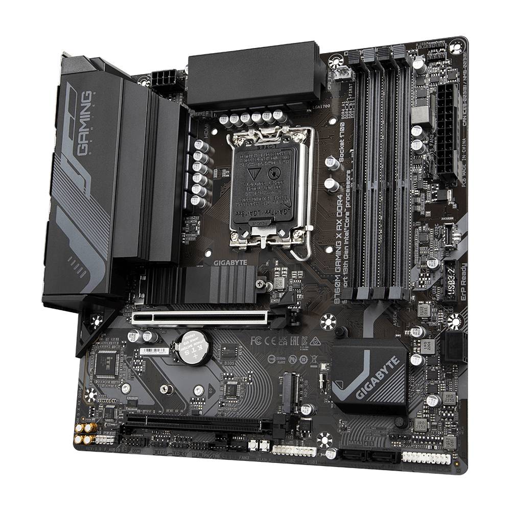 Gigabyte B760M GAMING X AX DDR4 Moederbord Socket Intel LGA 1700 Vormfactor Micro-ATX Moederbord chipset Intel® B760