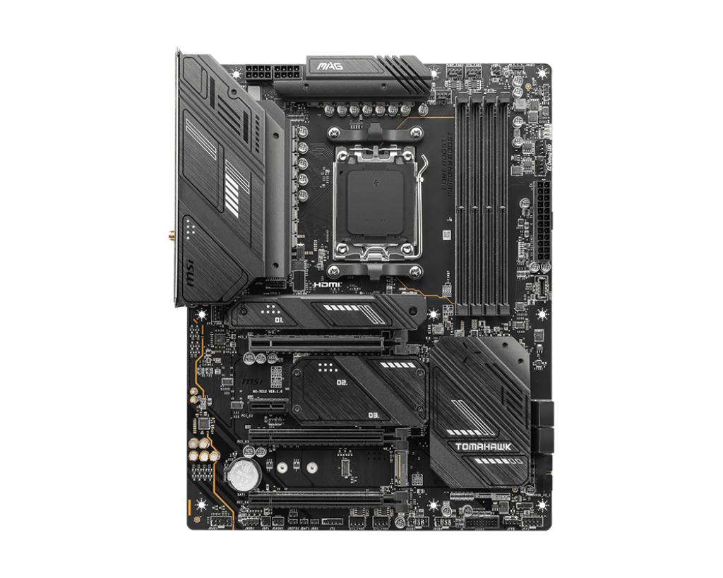 Micro Star International Computer MAG X670E TOMAHAWK WIFI Moederbord Socket AMD AM5 Vormfactor Micro-ATX Moederbord chip