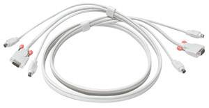 LINDY KVM Adapter 2 m Wit