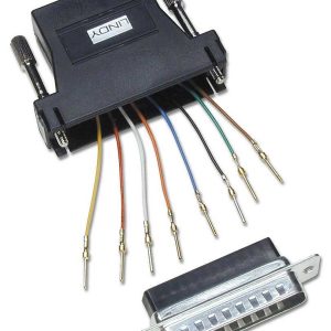 LINDY Netwerk Adapter [1x RJ45-stekker – 1x D-sub bus 25-polig] 70244