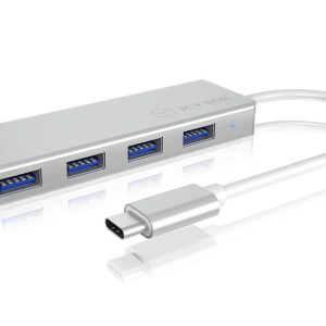 ICY BOX IB-HUB1425-C3, 4 Port USB 3.2 Gen 1 Type-C® Hub, 1x Type-C zu 4x Type-A 60437 USB-hub 4 poorten USB-A USB 3.0 5 ICY BOX IB-HUB1425-C3, 4 Port USB 3.2 Gen 1 Type-C® Hub, 1x Type-C zu 4x Type-A 60437 USB-hub 4 poorten USB-A USB 3.0 5