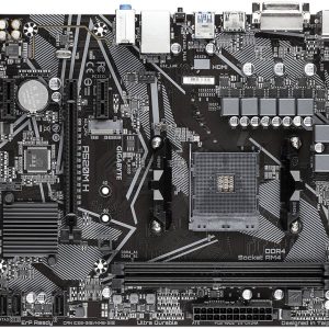 Gigabyte A520M H (rev. 1.0) Moederbord Socket AMD AM4 Vormfactor Micro-ATX Moederbord chipset AMD® A520 Gigabyte A520M H (rev. 1.0) Moederbord Socket AMD AM4 Vormfactor Micro-ATX Moederbord chipset AMD® A520