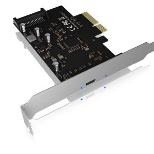 ICY BOX IB-PCI1901-C32 1 + 1 poorten USB 3.2 Gen 2×2-controllerkaart USB-C 3.2 Gen 2 PCIe ICY BOX IB-PCI1901-C32 1 + 1 poorten USB 3.2 Gen 2×2-controllerkaart USB-C 3.2 Gen 2 PCIe