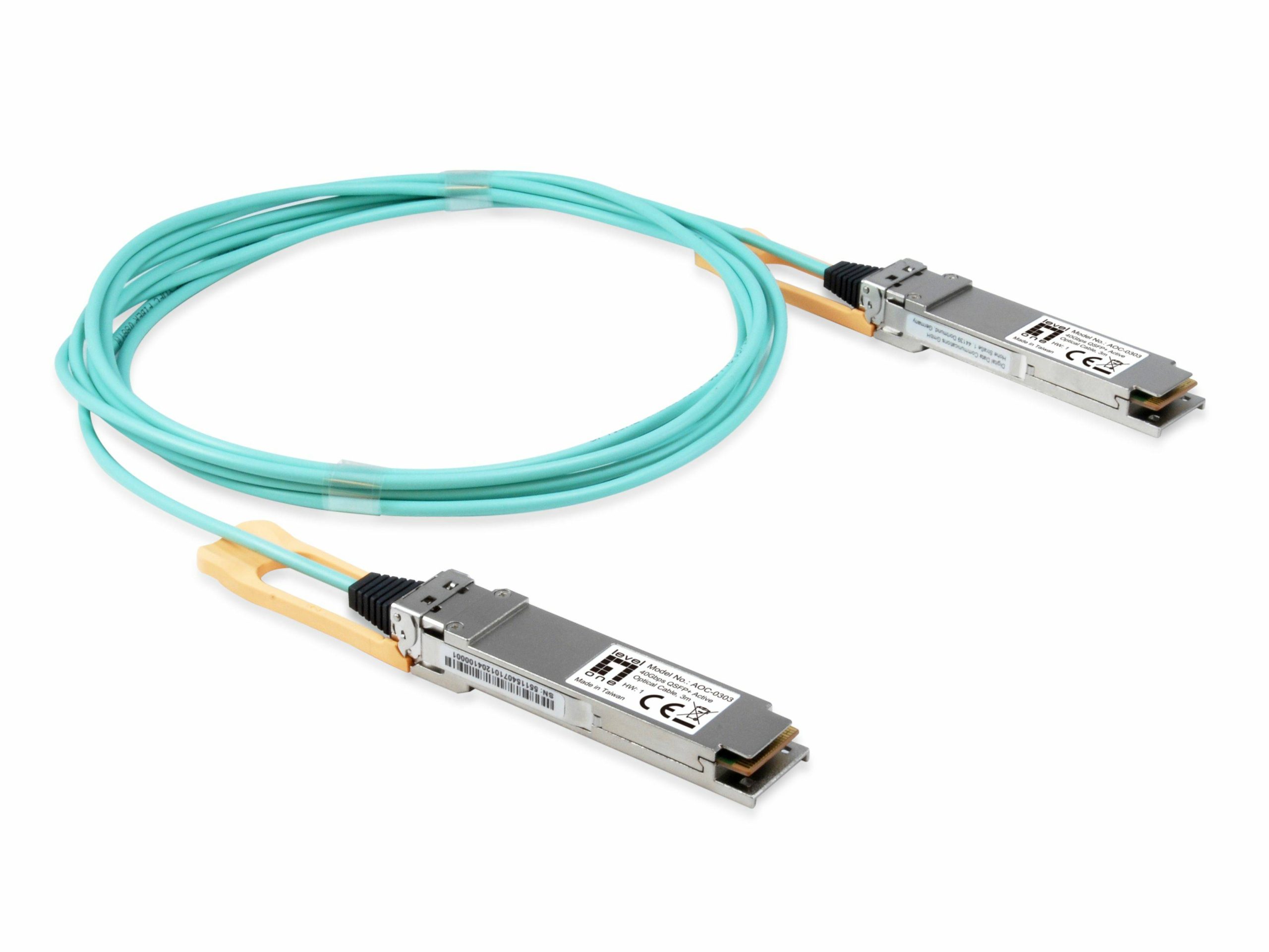 LevelOne AOC-0303 AOC-0303 SFP+ transceivermodule 40 GBit/s