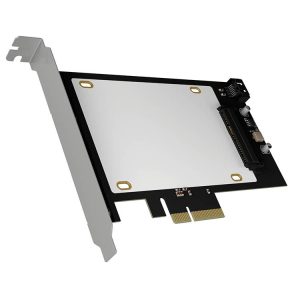 ICY BOX IB-PCI2017-U2, PCIe-Karte, 1x 2,5″ U.2 (SFF-8639) zu PCIe 3.0 x4 oder SATA I,II, Interface-converter PCIe Geschi ICY BOX IB-PCI2017-U2, PCIe-Karte, 1x 2,5″ U.2 (SFF-8639) zu PCIe 3.0 x4 oder SATA I,II, Interface-converter PCIe Geschi