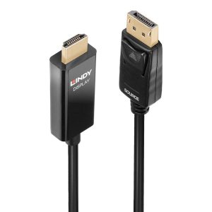 LINDY 40928 DisplayPort-kabel HDMI Aansluitkabel DisplayPort-stekker, HDMI-A-stekker 5 m Meerdere kleuren