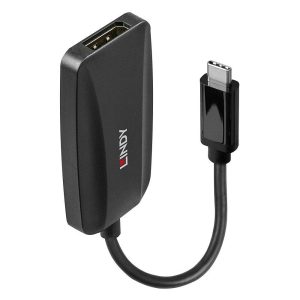 LINDY USB-C Adapter [1x USB-C stekker – 1x DisplayPort bus] 43337 0.13 m