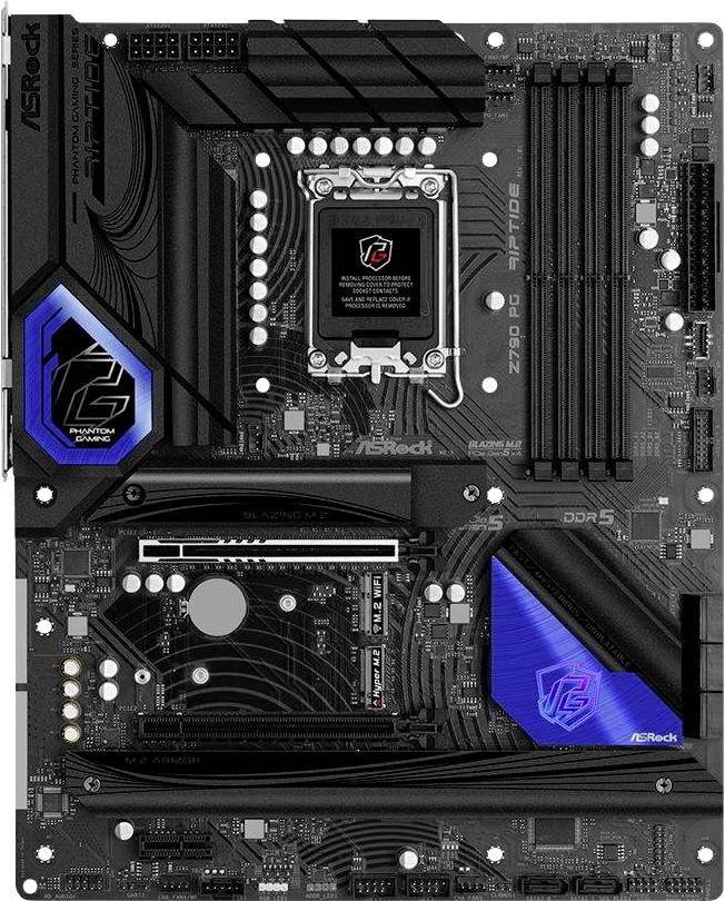 ASRock Z790 PG Riptide Moederbord Socket Intel LGA 1700 Vormfactor ATX Moederbord chipset Intel® Z790