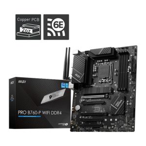 Micro Star International Computer PRO B760-P WIFI DDR4 Moederbord Socket Intel LGA 1700 Vormfactor Micro-ATX Micro Star International Computer PRO B760-P WIFI DDR4 Moederbord Socket Intel LGA 1700 Vormfactor Micro-ATX