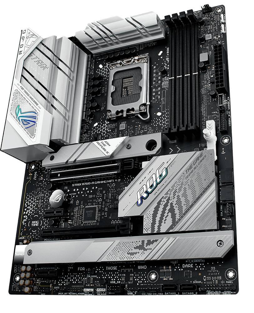 Asustek Computer ROG STRIX B760-A GAMING WIFI Moederbord Socket Intel LGA 1700 Vormfactor ATX Moederbord chipset Intel®