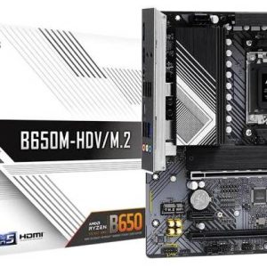 ASRock B650M-HDV/M.2 Moederbord Socket AMD AM5 Vormfactor Micro-ATX Moederbord chipset AMD® B650