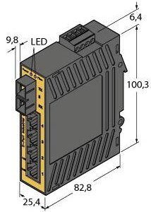 Turck U3-10873 SE20-84XT-RJ422-FO Industrial Ethernet Switch Turck U3-10873 SE20-84XT-RJ422-FO Industrial Ethernet Switch