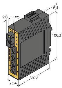 Turck U3-10873 SE20-84XT-RJ422-FO Industrial Ethernet Switch