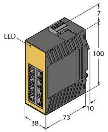 Turck U3-10866 SE20-84XT-RJ822 Industrial Ethernet Switch