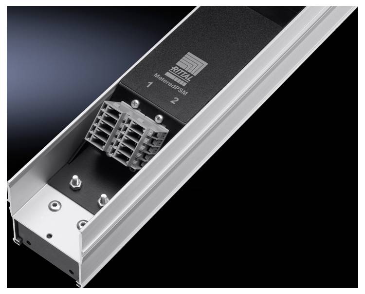 Rittal 7856020 19 inch Spanningsrail voor patchkast Aluminium (geëloxeerd)