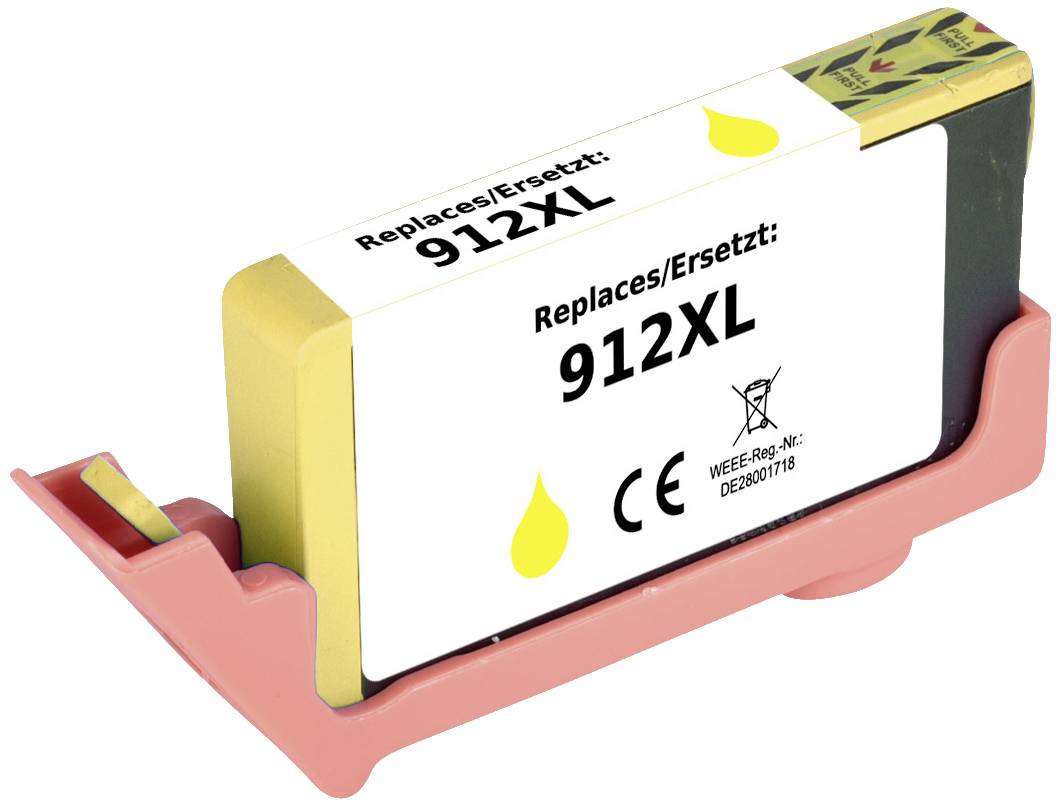 Renkforce Inktcartridge vervangt HP 912XL, 3YL83AE Compatibel Geel RF-5705452