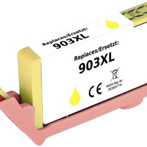 Renkforce Inktcartridge vervangt HP 903XL, T6M11AE Compatibel Geel RF-5705456 Renkforce Inktcartridge vervangt HP 903XL, T6M11AE Compatibel Geel RF-5705456