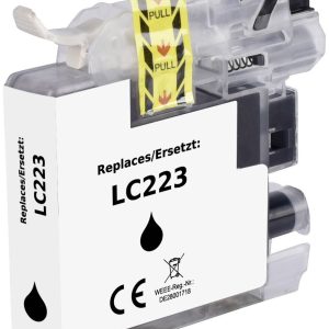 Renkforce Inktcartridge vervangt Brother LC-223BK Compatibel Zwart RF-5705476 Renkforce Inktcartridge vervangt Brother LC-223BK Compatibel Zwart RF-5705476