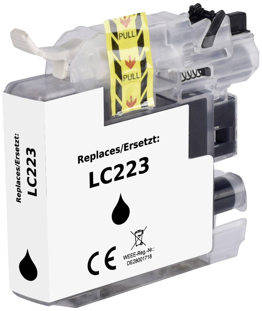 Renkforce Inktcartridge vervangt Brother LC-223BK Compatibel Zwart RF-5705476