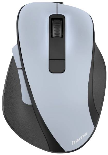 Hama Ergonomische muis Radiografisch Optisch Blauw 6 Toetsen 1600 dpi Ergonomisch, Oplaadbaar