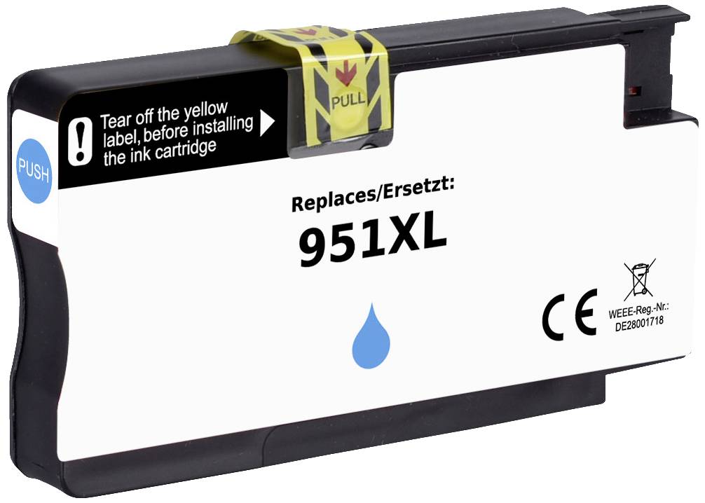 Renkforce Inktcartridge vervangt HP 951XL, CN046AE Compatibel Cyaan RF-5718848