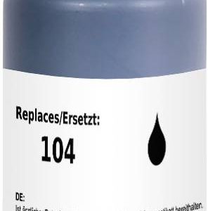 Renkforce Navulinkt vervangt Epson 104, T00P1 Compatibel Zwart 65 ml RF-5718862 Renkforce Navulinkt vervangt Epson 104, T00P1 Compatibel Zwart 65 ml RF-5718862