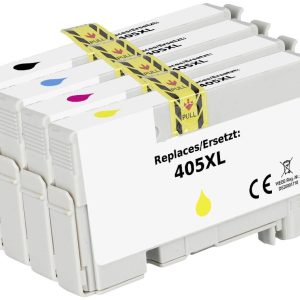 Renkforce Inktcartridge vervangt Epson 405XL, T05H6, T05H1, T05H2, T05H3, T05H4 Compatibel Combipack Zwart, Cyaan, Magen