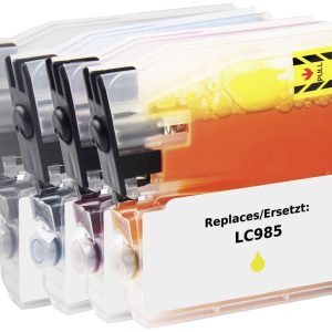 Renkforce Inktcartridge vervangt Brother LC-985BK, LC-985C, LC-985M, LC-985Y Compatibel Combipack Zwart, Cyaan, Magenta, Renkforce Inktcartridge vervangt Brother LC-985BK, LC-985C, LC-985M, LC-985Y Compatibel Combipack Zwart, Cyaan, Magenta,