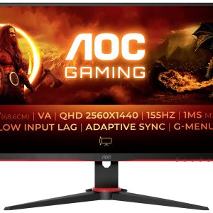 AOC Q27G2E/BK Gaming monitor Energielabel F (A – G) 68.6 cm (27 inch) 2560 x 1440 Pixel 16:9 1 ms Hoofdtelefoon (3.5 mm AOC Q27G2E/BK Gaming monitor Energielabel F (A – G) 68.6 cm (27 inch) 2560 x 1440 Pixel 16:9 1 ms Hoofdtelefoon (3.5 mm
