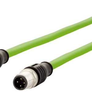 Metz Connect 142M1D11050 M12 Netwerkkabel, patchkabel CAT 5e SF/FTP 5.00 m Groen PUR-mantel, Zuurbestendig, Ozonbestendi Metz Connect 142M1D11050 M12 Netwerkkabel, patchkabel CAT 5e SF/FTP 5.00 m Groen PUR-mantel, Zuurbestendig, Ozonbestendi