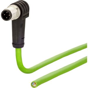 Metz Connect 142M1D90020 M12 Netwerkkabel, patchkabel CAT 5e SF/FTP 2.00 m Groen PUR-mantel, Zuurbestendig, Ozonbestendi Metz Connect 142M1D90020 M12 Netwerkkabel, patchkabel CAT 5e SF/FTP 2.00 m Groen PUR-mantel, Zuurbestendig, Ozonbestendi