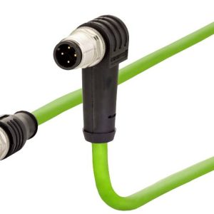 Metz Connect 142M1D19100 M12 Netwerkkabel, patchkabel CAT 5e SF/FTP 10.00 m Groen PUR-mantel, Zuurbestendig, Ozonbestend Metz Connect 142M1D19100 M12 Netwerkkabel, patchkabel CAT 5e SF/FTP 10.00 m Groen PUR-mantel, Zuurbestendig, Ozonbestend