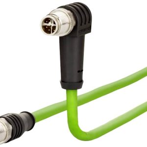 Metz Connect 142M2X19010 M12 Netwerkkabel, patchkabel CAT 6A S/FTP 1.00 m Groen PUR-mantel, Zuurbestendig, Ozonbestendig Metz Connect 142M2X19010 M12 Netwerkkabel, patchkabel CAT 6A S/FTP 1.00 m Groen PUR-mantel, Zuurbestendig, Ozonbestendig