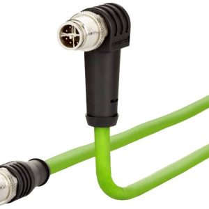 Metz Connect 142M2X1C020 M12 Netwerkkabel, patchkabel CAT 6A S/FTP 2.00 m Groen PUR-mantel, Zuurbestendig, Ozonbestendig Metz Connect 142M2X1C020 M12 Netwerkkabel, patchkabel CAT 6A S/FTP 2.00 m Groen PUR-mantel, Zuurbestendig, Ozonbestendig