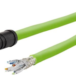 Metz Connect 142M6X10010 M12 Netwerkkabel, patchkabel CAT 6A SF/UTP 1.00 m Groen PUR-mantel, Zuurbestendig, Ozonbestendi Metz Connect 142M6X10010 M12 Netwerkkabel, patchkabel CAT 6A SF/UTP 1.00 m Groen PUR-mantel, Zuurbestendig, Ozonbestendi