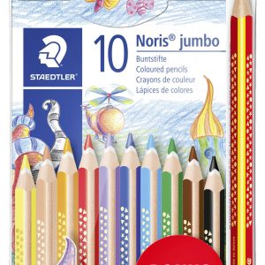 Staedtler Kleurpotlood Noris® jumbo 128 Ergonomisch, Driehoek 61 SET8 Geel, Huidkleuren, Oranje, Rood, Violet, Blauw, Li Staedtler Kleurpotlood Noris® jumbo 128 Ergonomisch, Driehoek 61 SET8 Geel, Huidkleuren, Oranje, Rood, Violet, Blauw, Li