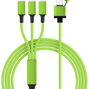 Smrter SMRTER_HYDRA_ULT_GN USB-laadkabel USB 2.0 Apple Lightning stekker, USB-A stekker, USB-C stekker, USB-micro-B stek Smrter SMRTER_HYDRA_ULT_GN USB-laadkabel USB 2.0 Apple Lightning stekker, USB-A stekker, USB-C stekker, USB-micro-B stek