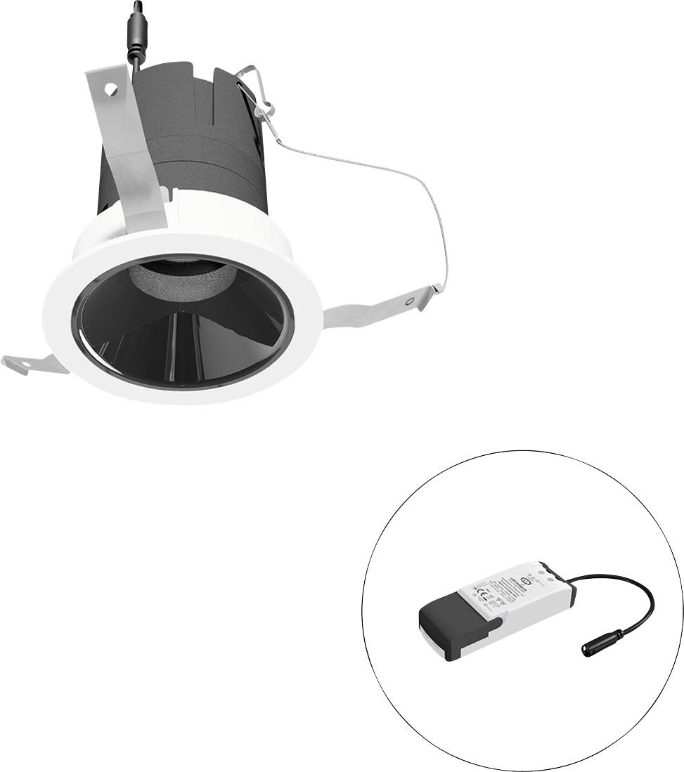 EVN F01R09SM0640L55P F01R09SM0640L55P LED-plafondspot