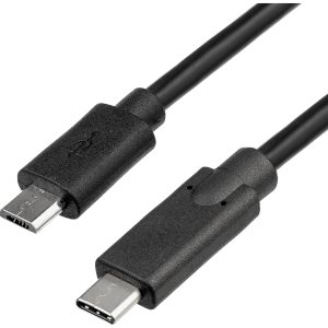 Akyga AK-USB-16 USB-kabel USB 2.0 USB-micro-B stekker, USB-C stekker 1.00 m Zwart Akyga AK-USB-16 USB-kabel USB 2.0 USB-micro-B stekker, USB-C stekker 1.00 m Zwart