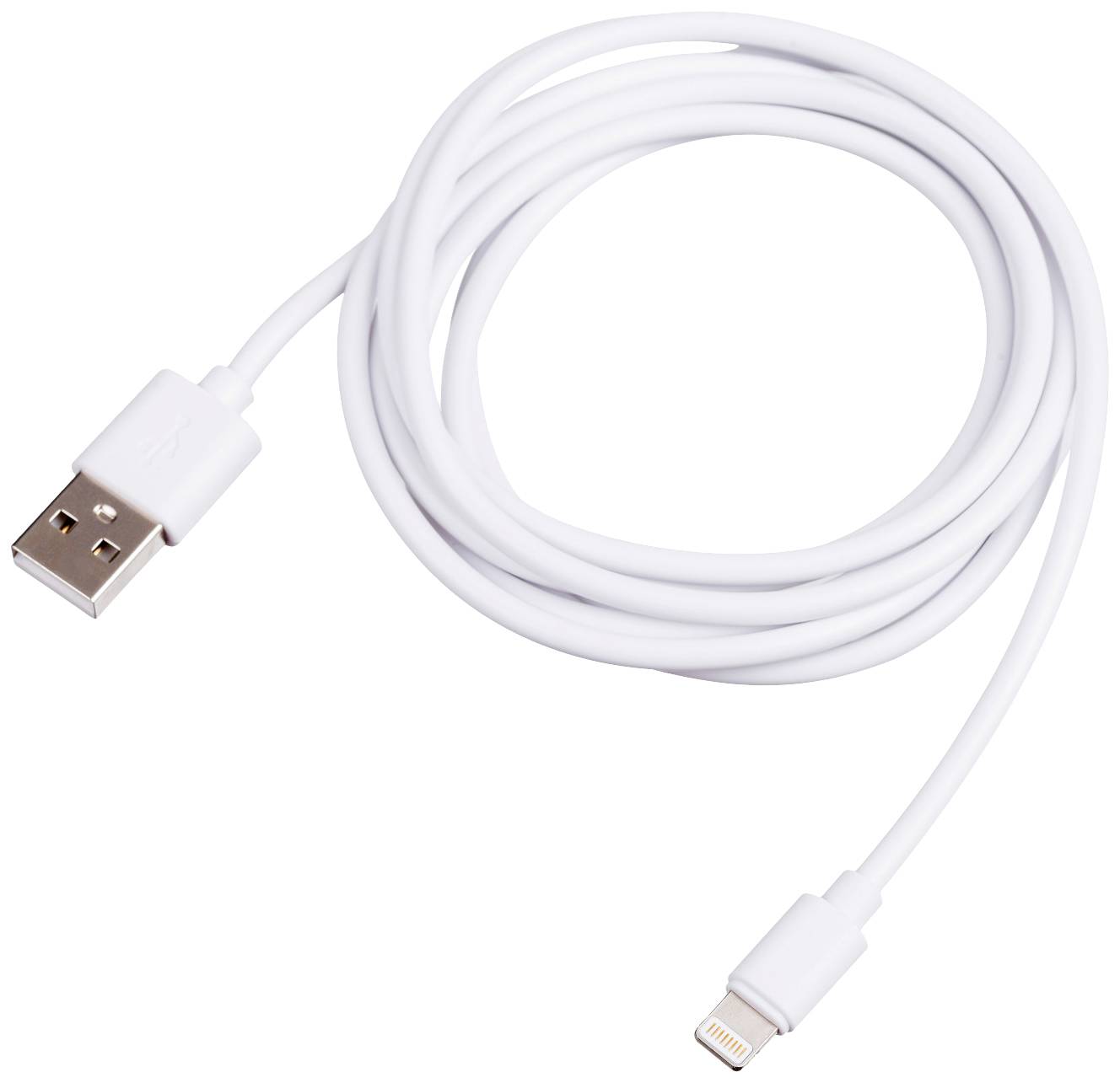Akyga AK-USB-31 USB-kabel USB-A stekker, Apple Lightning stekker 1.80 m