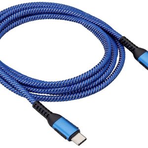 Akyga AK-USB-38 USB-kabel USB-C stekker, USB-C stekker 1.80 m Blauw Akyga AK-USB-38 USB-kabel USB-C stekker, USB-C stekker 1.80 m Blauw