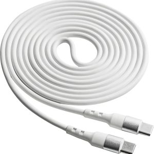 Akyga AK-USB-41 USB-kabel USB 2.0 USB-C stekker, USB-C stekker 1.80 m Wit Akyga AK-USB-41 USB-kabel USB 2.0 USB-C stekker, USB-C stekker 1.80 m Wit