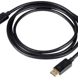 Akyga AK-AV-10 DisplayPort-kabel Aansluitkabel DisplayPort-stekker 1.8 m Zwart Akyga AK-AV-10 DisplayPort-kabel Aansluitkabel DisplayPort-stekker 1.8 m Zwart