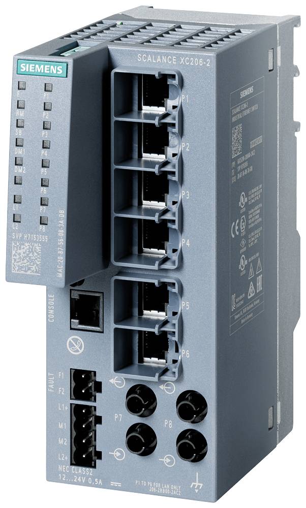 Siemens 6AG12062BB007AC2 6AG1206-2BB00-7AC2 Industrial Ethernet Switch
