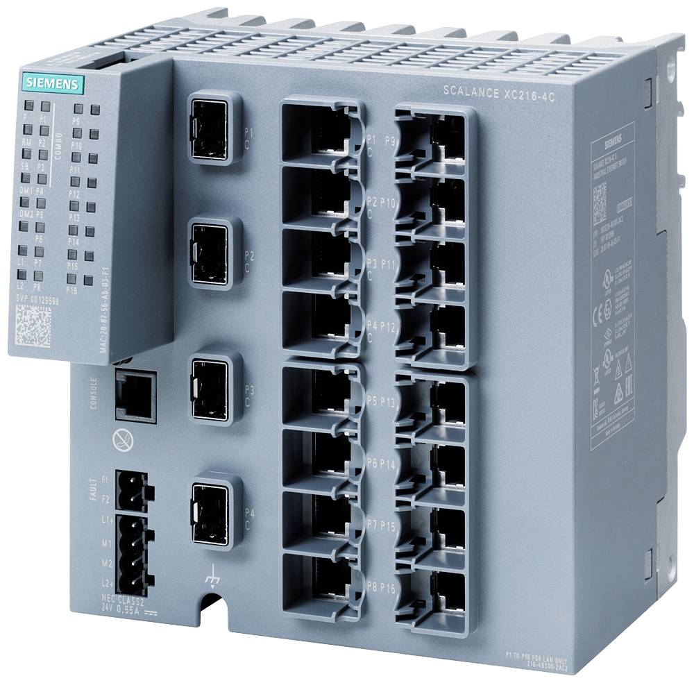 Siemens 6AG12164BS007AC2 6AG1216-4BS00-7AC2 Industrial Ethernet Switch