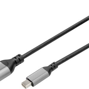 Digitus DB-340106-020-S DisplayPort-kabel DisplayPort / Mini-displayport Aansluitkabel DisplayPort-stekker, Mini Display Digitus DB-340106-020-S DisplayPort-kabel DisplayPort / Mini-displayport Aansluitkabel DisplayPort-stekker, Mini Display